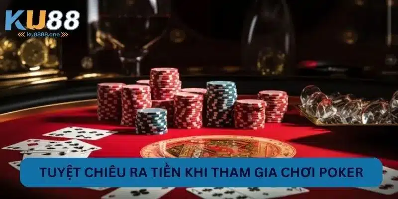 Tuyệt chiêu ra tiền khi tham gia chơi Poker